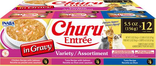 Inaba Churu Entree in Gravy Tuna & Chicken Variety Wet Cat Food
