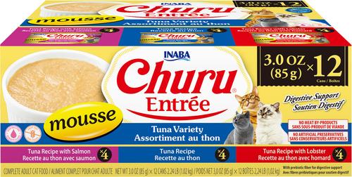 Inaba Churu Entree Mousse Tuna Variety Wet Cat Food