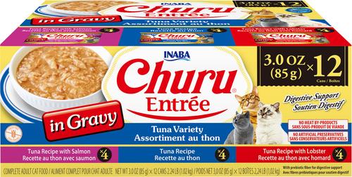 Inaba Churu Entree in Gravy Tuna Variety Wet Cat Food
