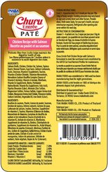 Inaba Churu Entree Pate Chicken Recipe with Salmon Wet Cat Food, 3-oz pouch, case of 6 slide 2 of 2
