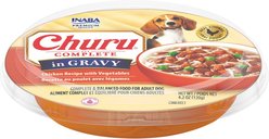 Inaba Churu Complete in Gravy Chicken Recipe with Vegetables Wet Dog Food, 4.2-oz cup, case of 12 slide 1 of 2