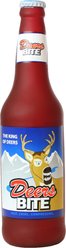 Silly Squeakers Beer Bottle Deers Bite Squeaky Dog Toy, Brown