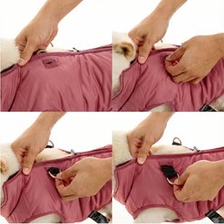 Gooby Corduroy Reversible Zip Up Vest, Wine, XX-Large slide 2 of 4