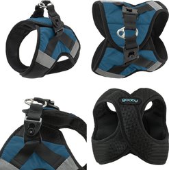 Gooby Soft Mesh X Step-In Dog Harness, Blue, X-Large: 23.25 to 27.25-in. chest slide 2 of 6