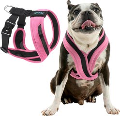 Gooby Escape Free Comfort X One Dog Harness, Flamingo Pink, Medium: 16 to 19.75-in chest