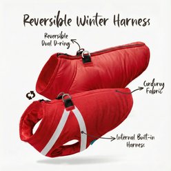Gooby Corduroy Reversible Zip Up Vest, Red, X-Large slide 2 of 4