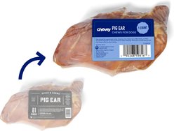 Chewy Made Pig Ear Chews Dog Treats (FORMERLY BONES & CHEWS), 1 count