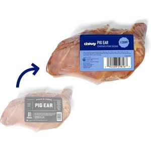 Chewy Made Pig Ear Chews Dog Treats (FORMERLY BONES & CHEWS), 1 count