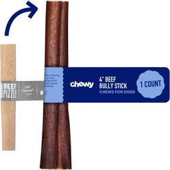 Chewy Made Standard Bully Stick 4" Dog Treats (FORMERLY BONES & CHEWS), 1 count