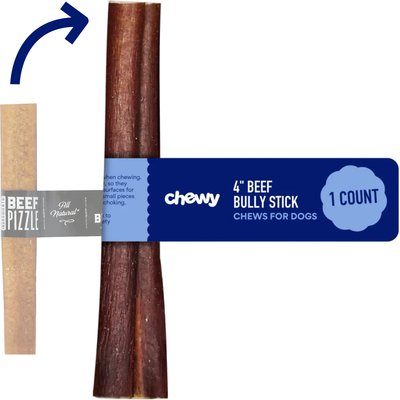 Chewy Made Chewy Made Standard Bully Stick 4" Dog Treats (FORMERLY BONES & CHEWS), 1 count