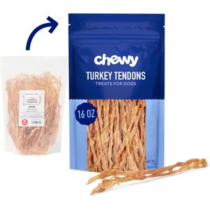 Chewy Made Turkey Tendon Dog Treats (FORMERLY BONES & CHEWS), 16-oz bag