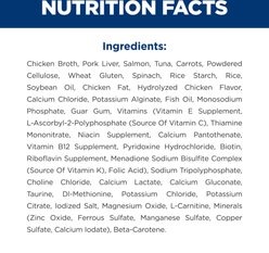 Hill's Science Diet Adult Indoor Salmon & Vegetable Medley Minced Wet Cat Food, 5.5-oz can, 24 count slide 2 of 9