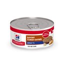Hill's Science Diet Senior Adult 7+ Savory Turkey Entree Wet Cat Food, 5.5-oz can, case of 24