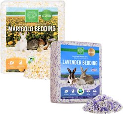 Small Pet Select Floral Marigold & Lavender Small Pet Bedding, 56-l bag, 2 count