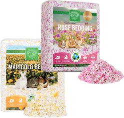 Small Pet Select Floral Rose & Marigold Small Pet Bedding, 56-l bag, 2 count