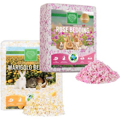 Small Pet Select Small Pet Select Floral Rose & Marigold Small Pet Bedding, 56-l bag, 2 count