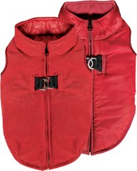 Gooby Corduroy Reversible Zip Up Vest, Red, XX-Large