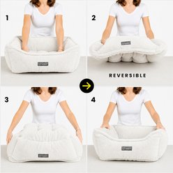 Nandog Cloud Collection Dog & Cat Bed, Pearl White slide 2 of 9