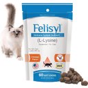 Felisyl Chicken Flavored Soft Chew L-Lysine Respiratory & Immune Supplement for Cats, 60 count