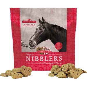 Omega Fields Omega Nibblers Low Sugar & Starch Peppermint Horse Treats, 3.5-lb bag