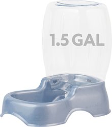 Petmate Pearl Pet Cafe Waterer, Pearl Silver, 192-oz