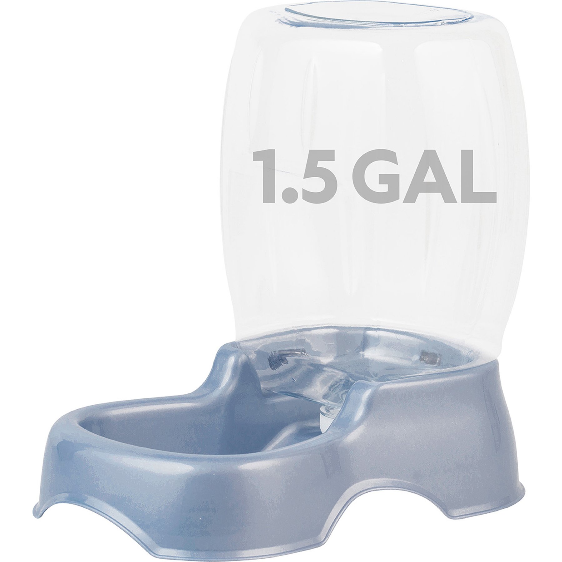 Petmate Pearl Pet Cafe Waterer, Pearl Silver, 192-oz