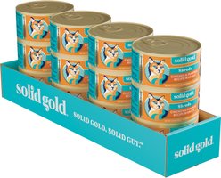 Solid Gold Nature's Harmony Chicken & Pumpkin Grain-Free Shreds in Gravy Wet Cat Food, 2.8-oz can, 12 count