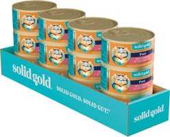 Solid Gold Tropical Blendz with Salmon & Coconut Oil Pate Grain-Free Canned Cat Food, 3-oz, case of 12