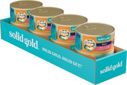 Solid Gold Tropical Blendz with Salmon & Coconut Oil Pate Grain-Free Canned Cat Food, 6-oz, case of 8