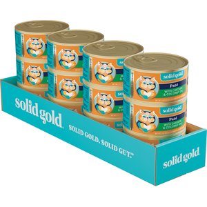 Solid Gold Tropical Blendz with Chicken & Coconut Oil Pate Grain-Free Canned Cat Food, 3-oz, case of 12