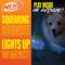 Show in main carousel: Nerf Dog Translucent TPR 3-Part Spike LED & Squeak Dog Ball Toy, Blue/Green, 3.3-in slide 3 of 9