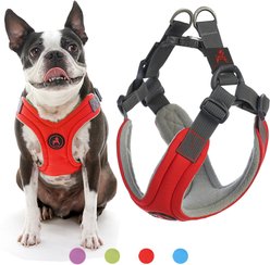 Gooby Escape Free Memory Foam Dog Harness, Red, Large: 16.5 to 24.25-in. chest