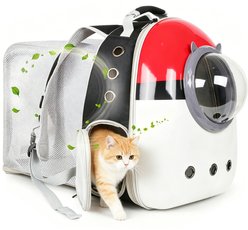 LAIRIES Themed Square Back Expandable Cat Carrier Backpack