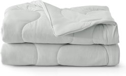 JOEJOY Lightweight Reversible Fuzzy Cozy Soft Fluffy Dog Cooling Blanket, Light Grey, XX-Large