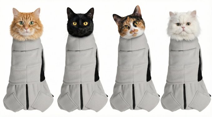 Calm And Cozy Cat Wrap