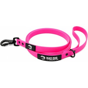 MAD DOG PRODUCTS Biothane Waterproof Training Dog Leash, 6-ft long