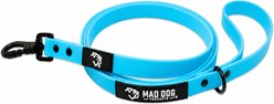 Mad Dog Products Biothane Waterproof Training Dog Leash, 6-ft long, 0.75-in wide, Aqua