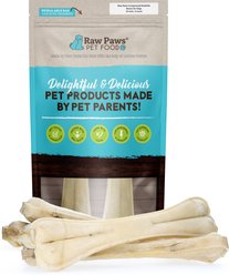 Raw Paws Pressed Bone 12-in Buffalo Rawhide Dog Chew, 2 count