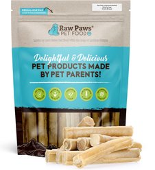 Raw Paws Pressed Stick 5-in Buffalo Rawhide Dog Chew, 20 count