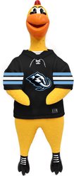 Littlearth NHL Rubber Chicken Squeaky Dog Chew Toy, Utah Mammoth