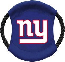 Littlearth NFL Flying Disc Dog Toy, New York Giants