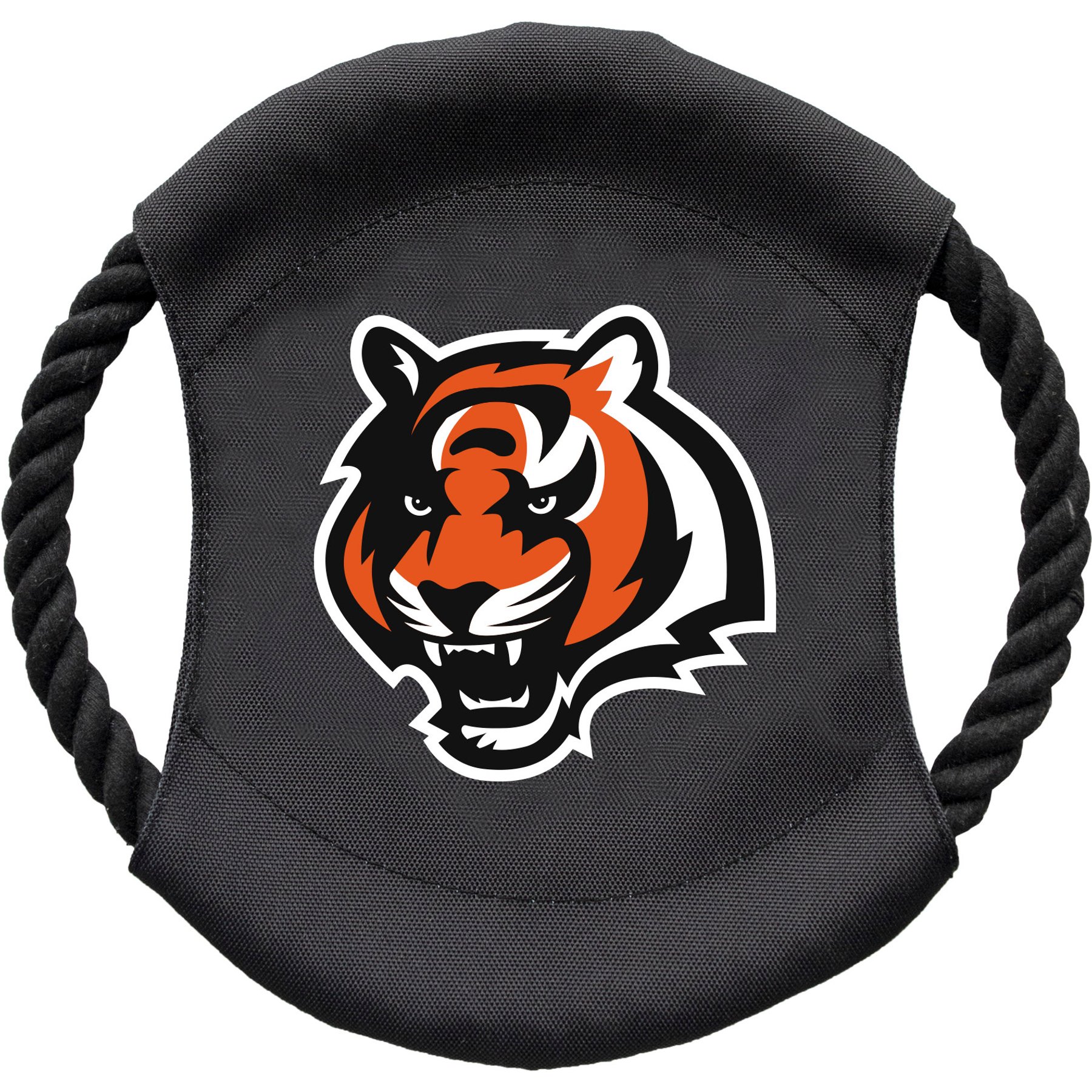 Littlearth NFL Flying Disc Dog Toy, Cincinnati Bengals