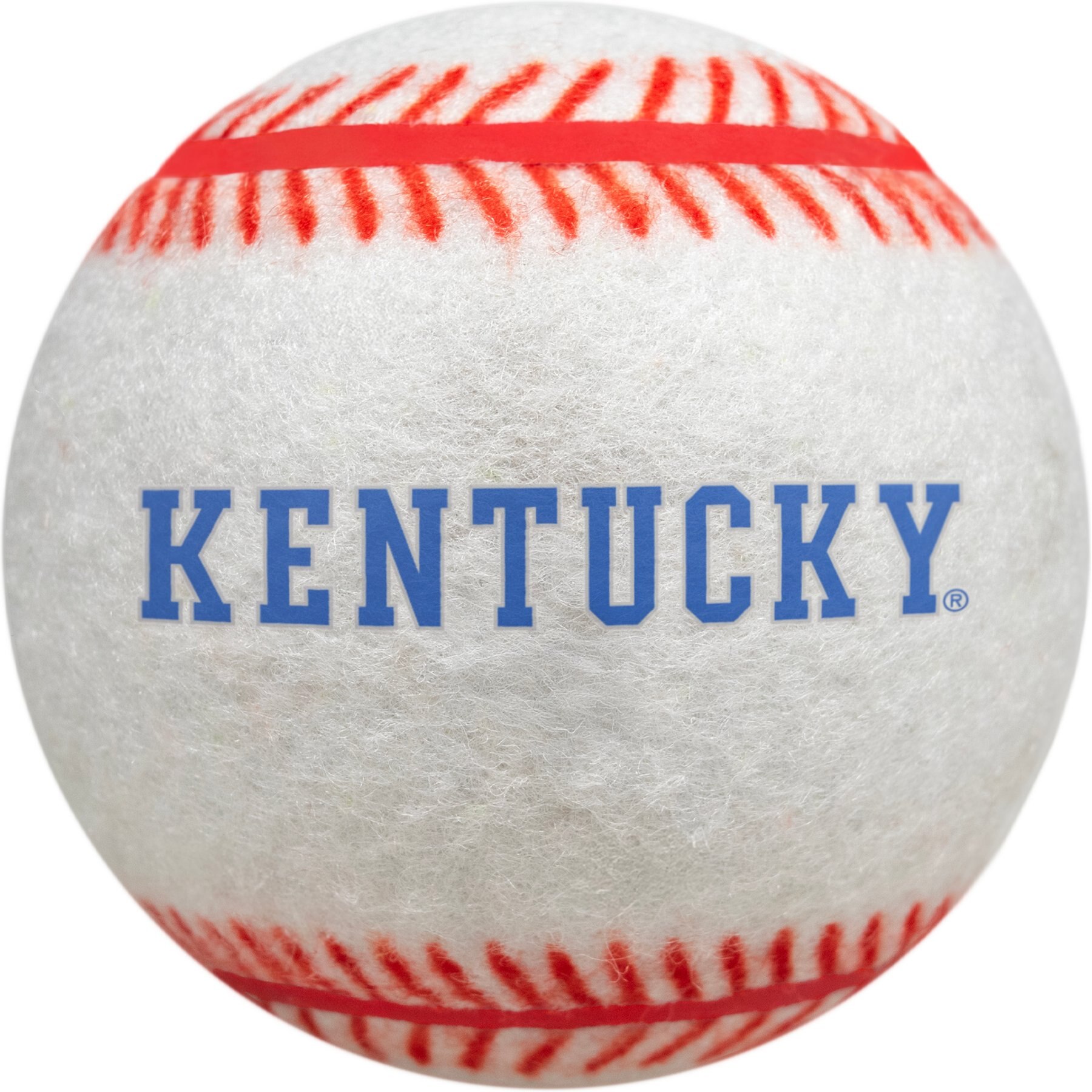 Littlearth NCAA Tough Chewer Baseball Dog Toy, Kentucky Wildcats