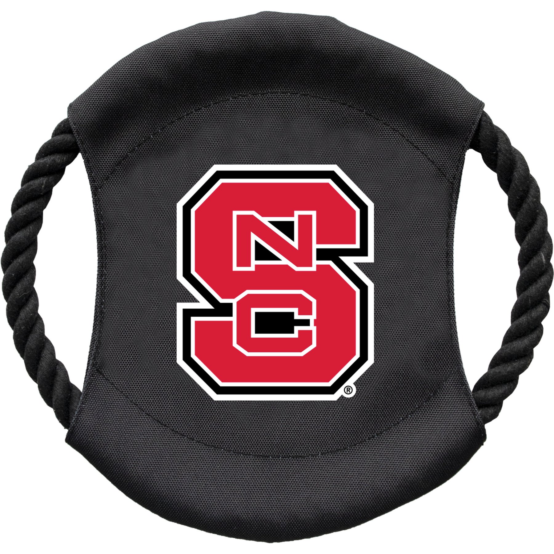Littlearth NCAA Flying Disc Dog Toy, North Carolina State Wolfpack
