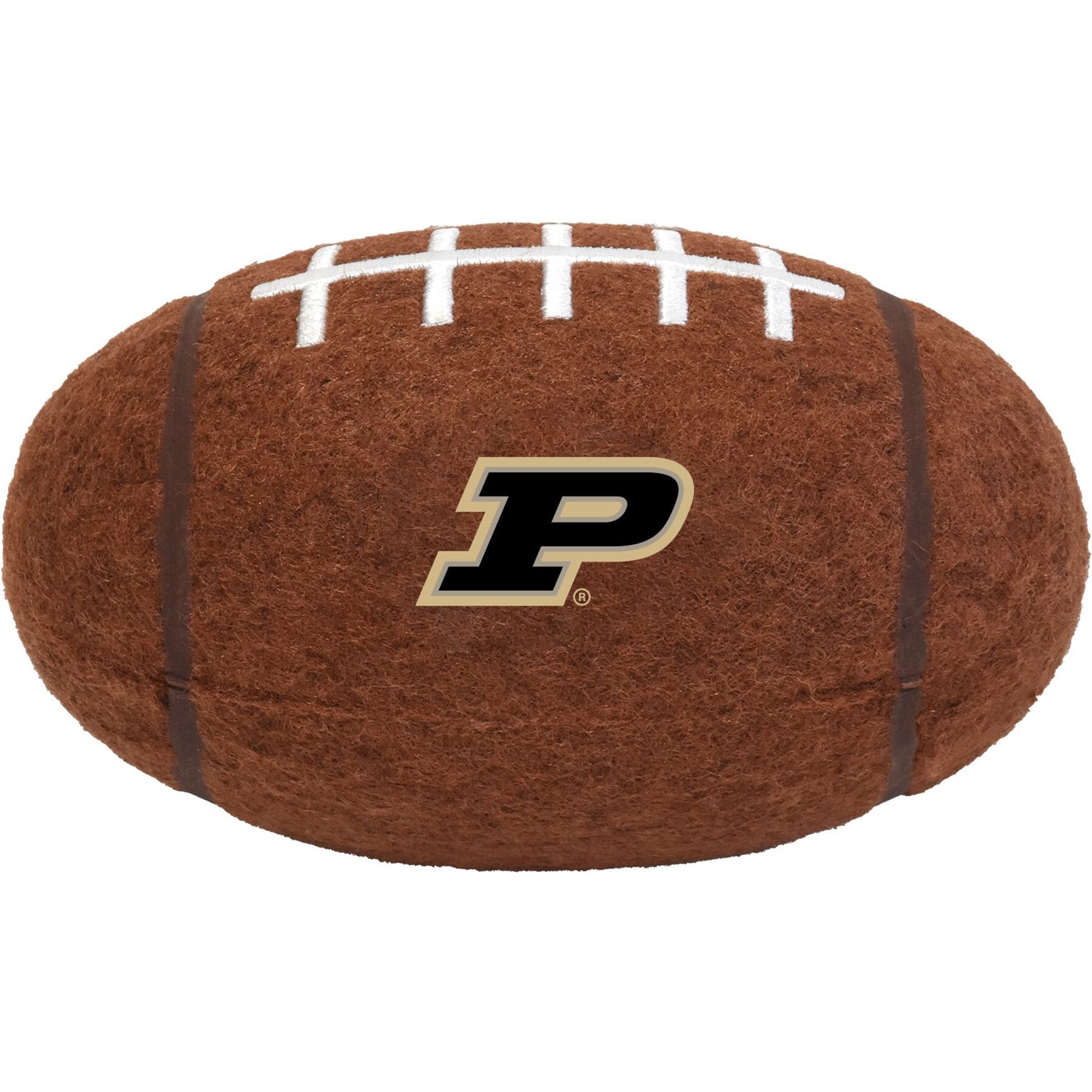 Littlearth NCAA Tough Chewer Football Dog Toy, Purdue Boilermakers
