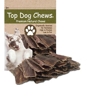 Top Dog Chews Buffalo Tendon Taffy Dog Chews, 30 count, 5-6 inches