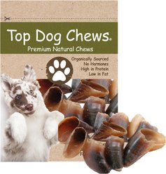 Top Dog Chews Beef Hooves Dog Treats, 10 count