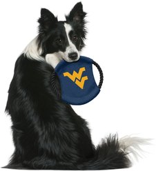 Littlearth NCAA Flying Disc Dog Toy, West Virginia Mountaineers slide 2 of 2