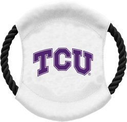 Littlearth NCAA Flying Disc Dog Toy, TCU Horned Frogs