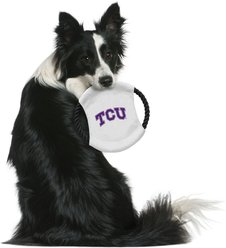 Littlearth NCAA Flying Disc Dog Toy, TCU Horned Frogs slide 2 of 2